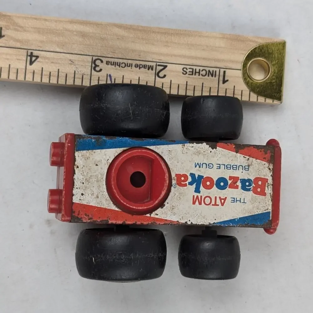 Vintage 1970s Buddy L Topps Bazooka The Atom Race Car Missing Driver
